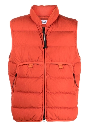 C.P. Company Eco-Chrome R padded down gilet - Red
