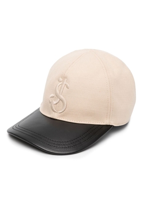 Jil Sander logo-embroidered baseball cap - Neutrals