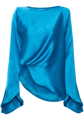 REV Evie satin blouse - Blue