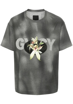 Givenchy logo-print faded T-shirt - Black
