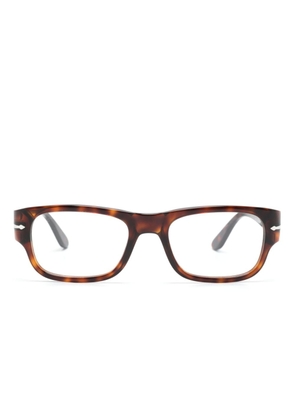 Persol rectangle-frame glasses - Brown