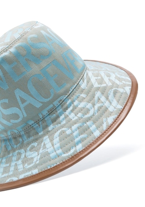 Versace Versace Allover cotton bucket hat - Blue