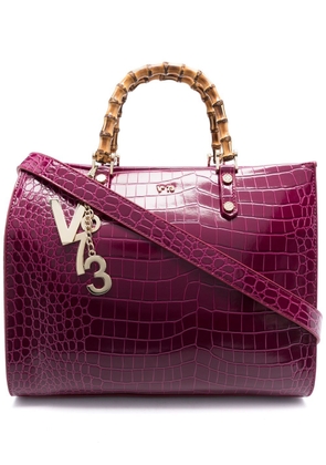V°73 logo top-handle tote bag - Pink