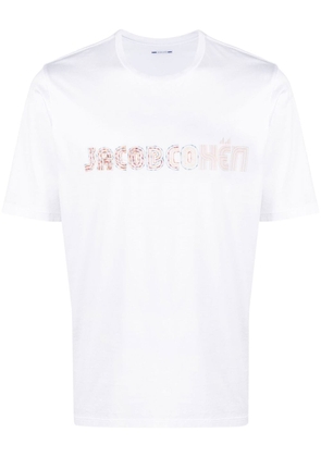 Jacob Cohën logo-print cotton T-shirt - White