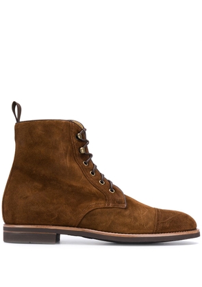 Scarosso lace-up ankle boots - Brown