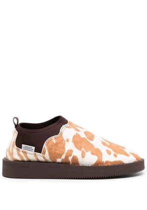 Suicoke VHL animal-print shoes - Brown