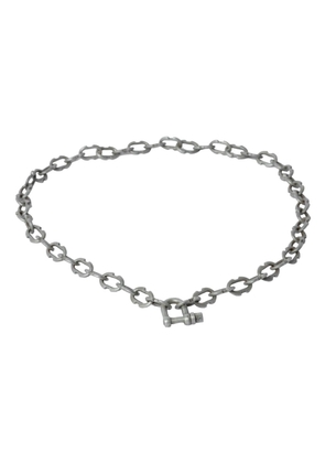 Parts of Four Charm Chain necklace - Silver