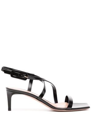 Gianvito Rossi Lindsay 60mm leather sandals - Black