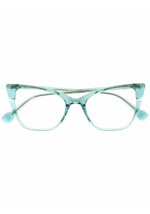 GIGI STUDIOS cat-eye frame glasses - Green
