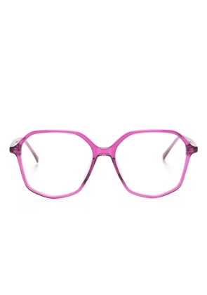 GIGI STUDIOS Cora oversize-frame glasses - Purple