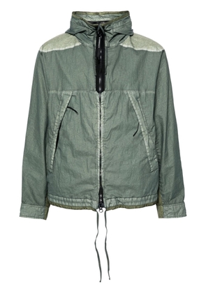 C.P. Company 50 Fili Gum Mixed hooded jacket - Green