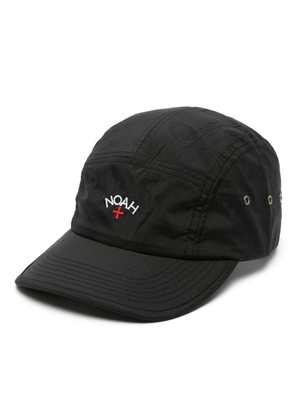 NOAH NY Hemingway logo-embroidered cap - Black