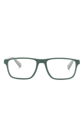 Emporio Armani rectangle-frame glasses - Green