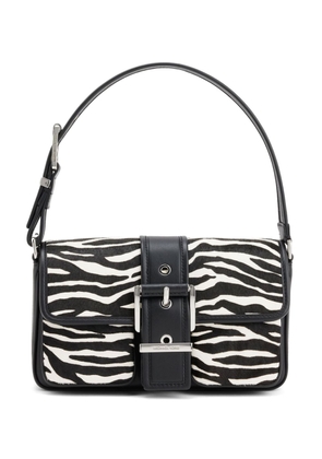 Michael Kors medium Colby zebra-print shoulder bag - Black