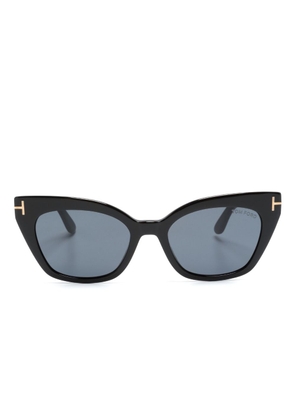 TOM FORD Eyewear cat eye-frame tinted sunglasses - Black
