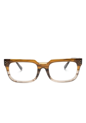 Linda Farrow Yoan rectangle-frame glasses - Brown