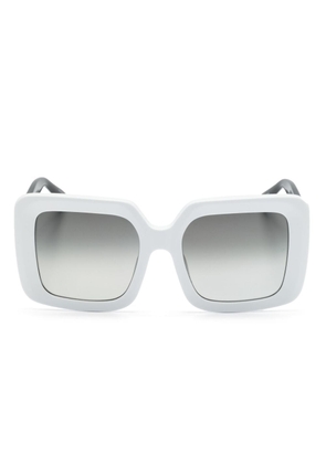 Linda Farrow Shelly square-frame sunglasses - White