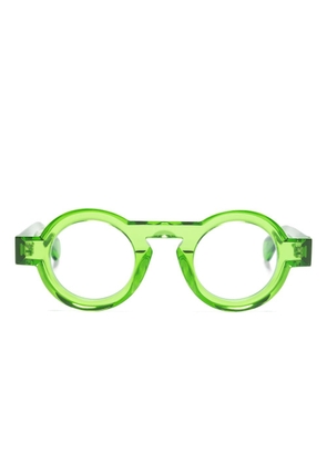 Theo Eyewear round-frame glasses - Green