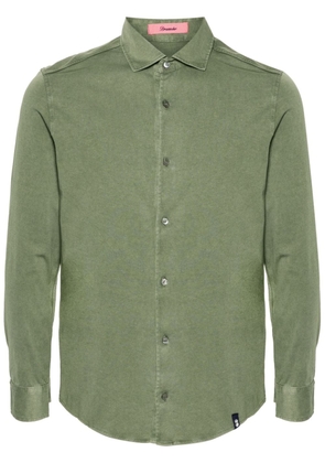 Drumohr classic-collar cotton shirt - Green