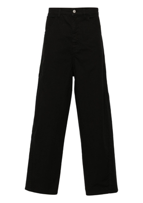 Andrea Ya'aqov wide-leg cotton trousers - Black