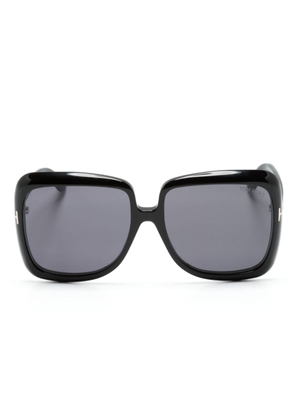 TOM FORD Eyewear Lorelai oversize-frame sunglasses - Black