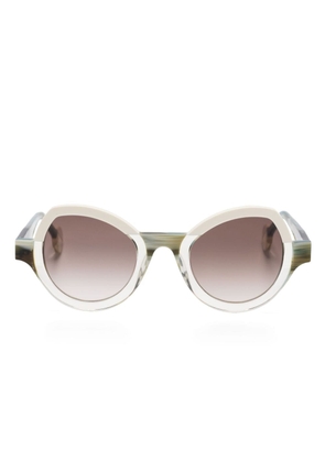 Theo Eyewear Modernisme cat-eye sunglasses - Blue