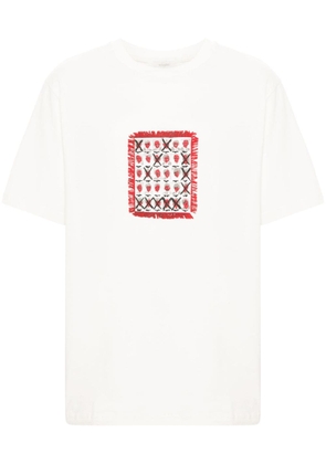 KUSIKOHC graphic-print cotton T-shirt - Neutrals