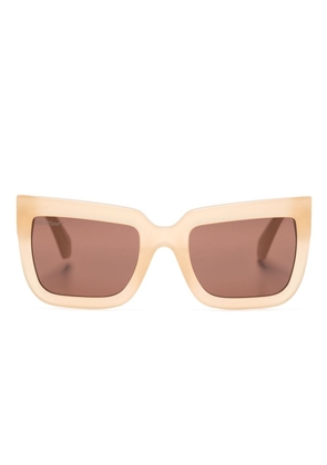 Off-White Eyewear square-frame tinted sunglasses - Brown