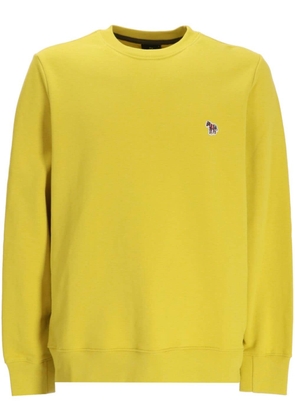 PS Paul Smith logo-patch cotton sweatshirt - Yellow