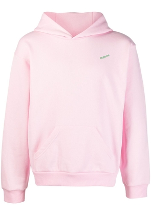 Coperni logo-print jersey hoodie - Pink