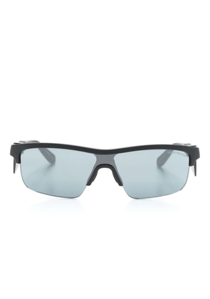 Emporio Armani shield-frame sunglasses - Black