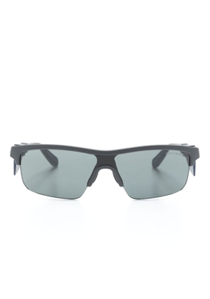 Emporio Armani shield-frame sunglasses - Grey