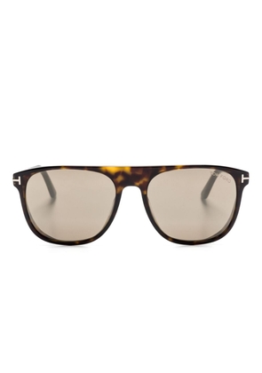 TOM FORD Eyewear pilot-frame sunglasses - Brown