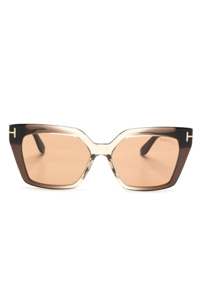 TOM FORD Eyewear Winona cat-eye frame sunglasses - Brown