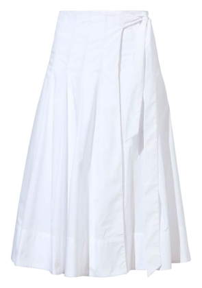 Proenza Schouler White Label pleated wrap midi skirt