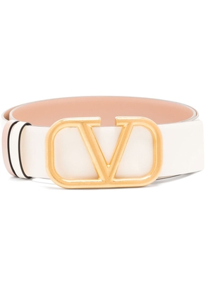 Valentino Garavani VLogo Signature reversible belt - Neutrals