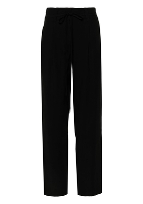 Calvin Klein Jeans pleat-detail straight-leg trousers - Black