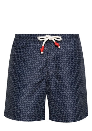 Orlebar Brown Standard Swen abstract-print swim shorts - Blue