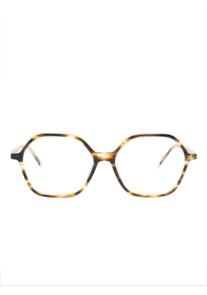GIGI STUDIOS tortoiseshell geometric-frame glasses - Brown