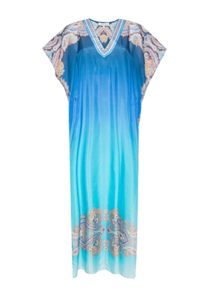Hale Bob Eloise caftan beach dress - Blue