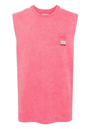 Musium Div. embroidered logo tank top - Pink