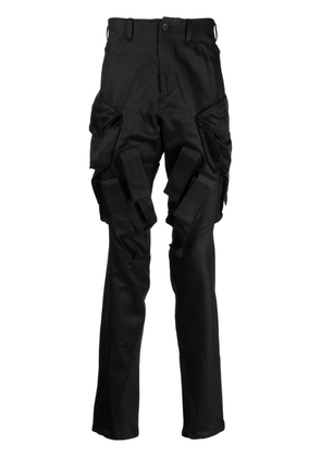 Julius multi-strap cargo trousers - Black