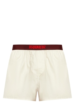 DSQUARED2 Horror logo-embroidered boxers - Neutrals