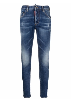 DSQUARED2 stonewashed skinny jeans - Blue