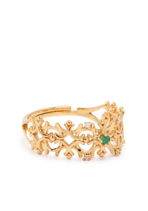Hzmer Jewelry The Enchanted emerald ring - Gold