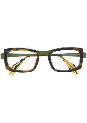 Theo Eyewear Maui square-frame optical glasses - Brown
