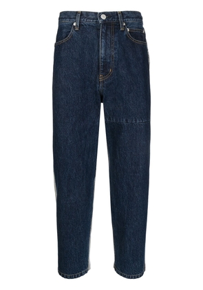 Undercoverism panelled straight-leg trousers - Blue
