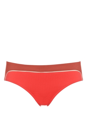 ERES contrasting bikini briefs - Red