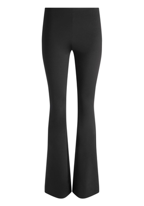 alice + olivia mid-rise slim fit bootcut pants - Black