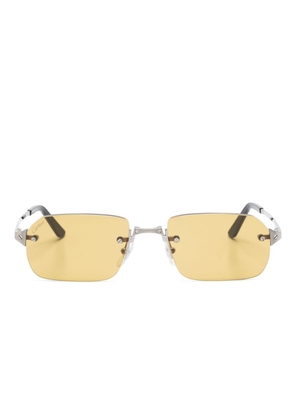 Cartier Eyewear rectangle-frame sunglasses - Grey